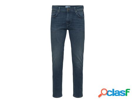 Pantalones Vaqueros SELECTED Hombre (Multicolor - 32 x 32)
