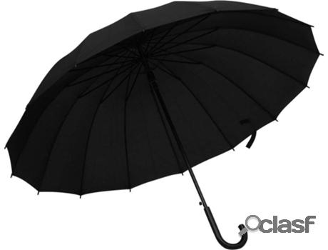 Paraguas VIDAXL Automático Negro