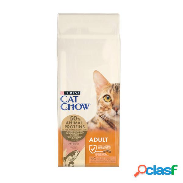 Pienso para gatos adultos CAT CHOW SALMÓN PURINA 1,5 kg