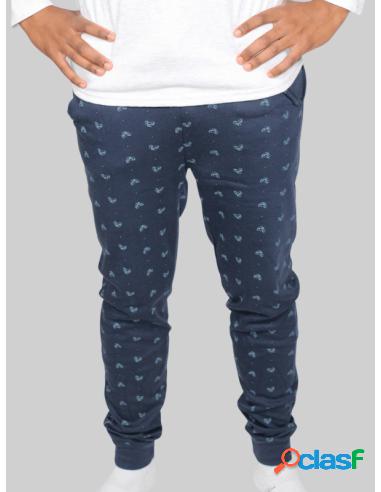 Pijama Para Hombre De Invierno Estampado Gaming L Gris