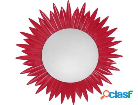 Plafón TOSEL Soleil (Rojo - E27 - Máx. 40W - Metal)