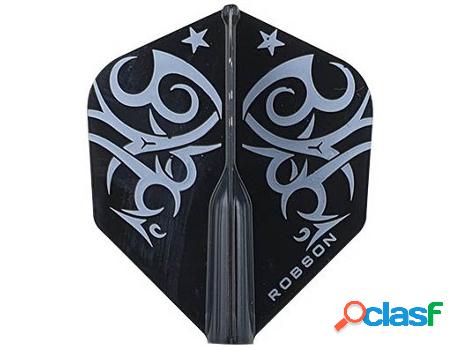 Plumas de Dardos ROBSON (Blanco)