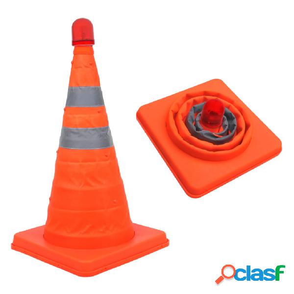 ProPlus Conos de seguridad plegables con LED 2 unidades