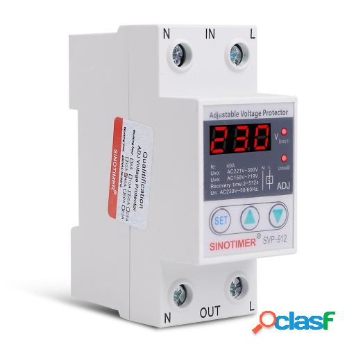 Protector de corriente de límite de voltaje ajustable