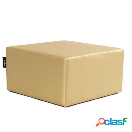 Puff Cuadrado Cube 75x75 - Polipiel Dorado
