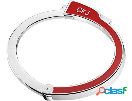Pulsera CALVIN KLEIN Esposa (Acero Inoxidable - Rojo - M)