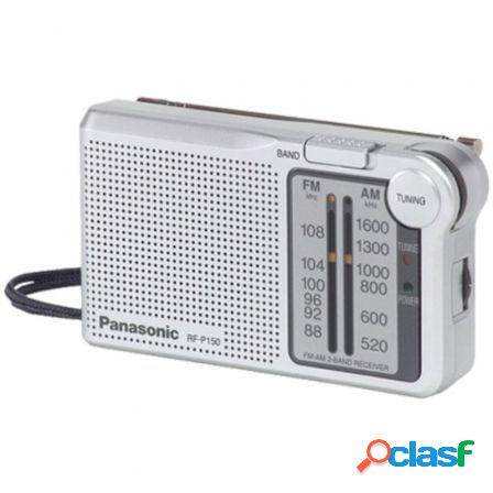 Radio portatil panasonic rf-p150/ plata