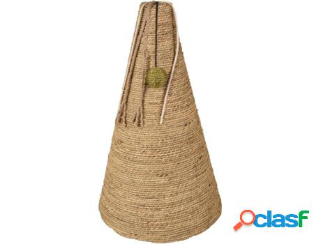 Rascador para Gatos FLAMINGO (Marrón - 30 x 50 cm - Hierba