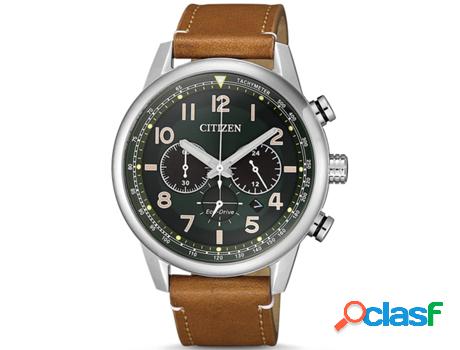 Reloj CITIZEN Hombre (Piel Genuína - Marrón)