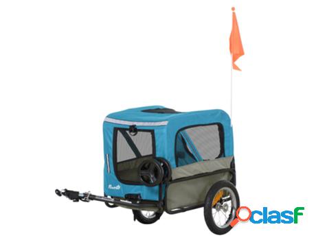Remolque de Bicicleta para Perros PAWHUT D00-143bu