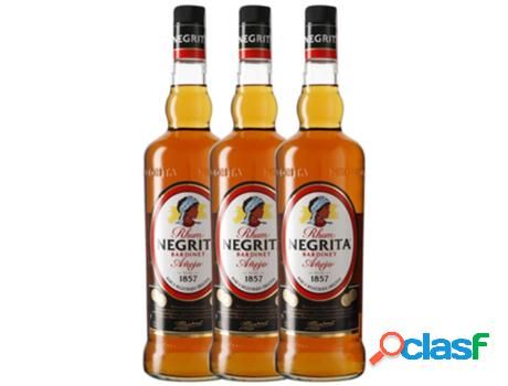 Rum BARDINET Bardinet Negrita Añejo (1 L - 3 unidades)
