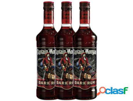 Rum CAPTAIN MORGAN Captain Morgan Dark (1 L - 3 unidades)