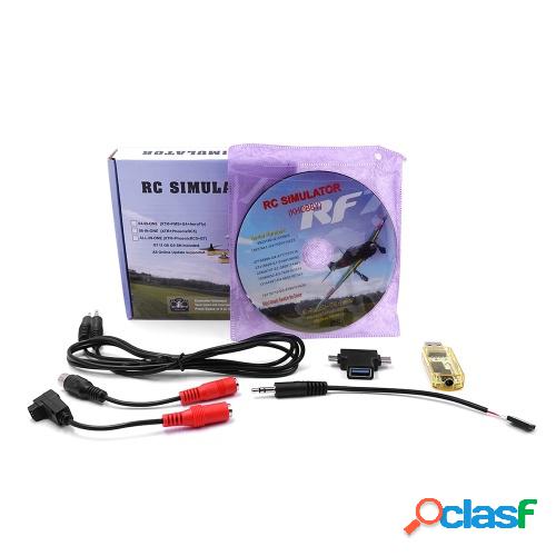 STARTRC 8-en-1 RC simulador de vuelo simulador inalámbrico
