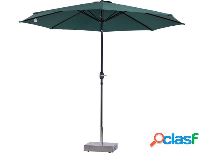 Sombrilla OUTSUNNY Verde (300x245cm)