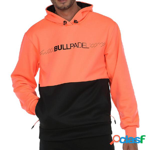 Sudadera bullpadel imbui coral fluor s