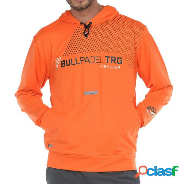 Sudadera bullpadel tolmo calabaza l