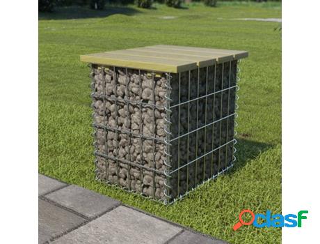 Taburete de Jardín VIDAXL Verde (Madera - 40x40x45cm)