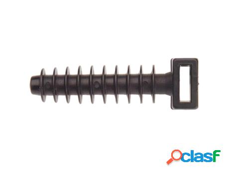 Taco fijación brida nylon maurer negro 8 mm. (bolsa 100