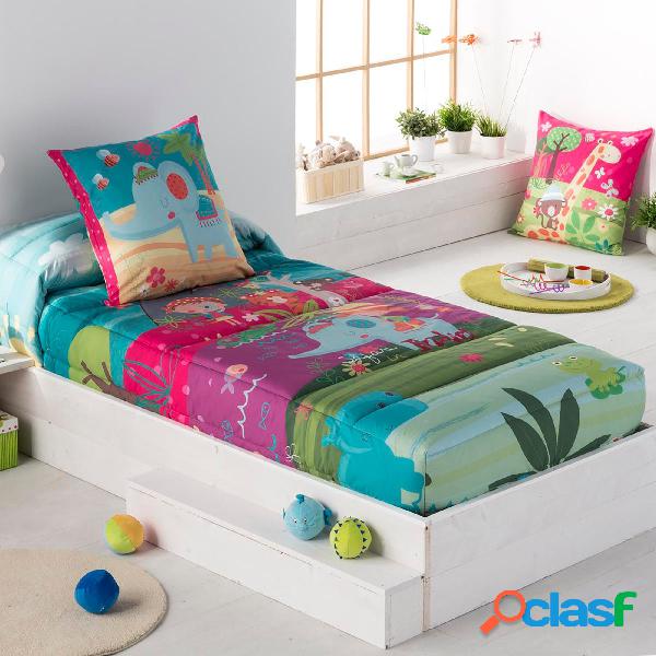 Tejidos JVR Edredon Ajustable Estampados. Modelo Thai - Cama