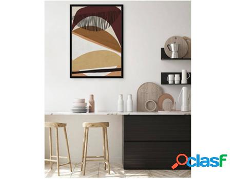 Tela OZAIA Etilie II (Madera - Multicolor - 70x50x cm)