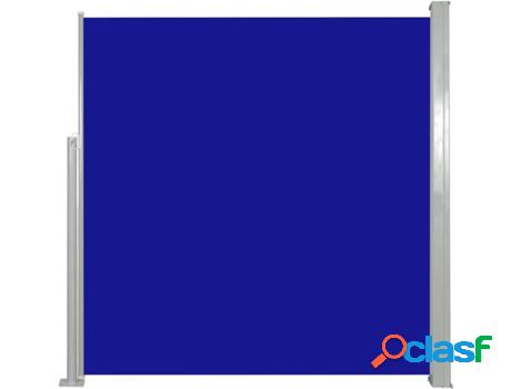 Toldo Lateral Retráctil VIDAXL (Azul - Tela - 140x300 cm)