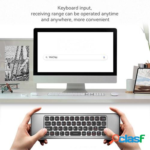 W3 2.4G Air Mouse Teclado inalámbrico Control de voz