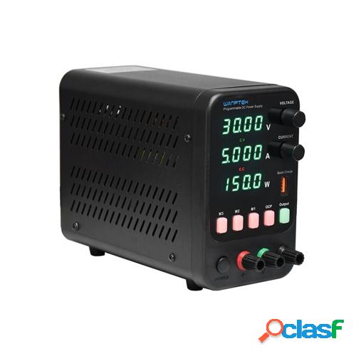 WANPTEK Banco DC fuente de alimentación Variable 30V 5A
