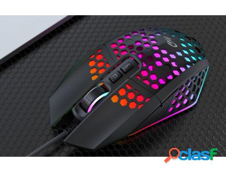 X801 Hole Wired Gaming Mouse Rgb Glowing Computer Sports Usb