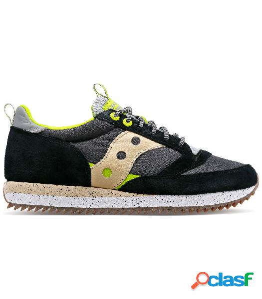 Zapatillas Saucony Jazz 81 Peak Premium Black Acid Lime 41