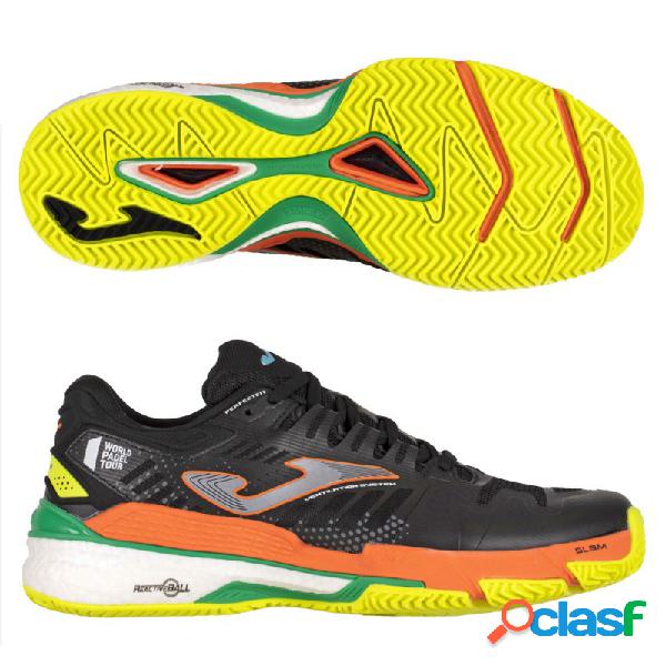 Zapatillas joma t.slam men 2201 negro naranja fluor 40,5