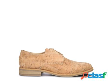 Zapatos NAE VEGAN SHOES Edu Hombre (Corcho - Marrón - 40)