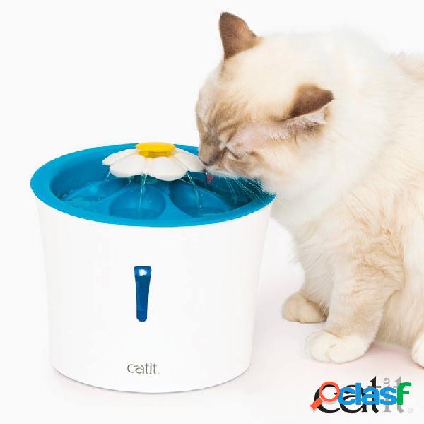 bebedero para gatos FLOWER CATIT LED HAGEN 3 litros
