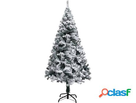 Árbol de Navidad VIDAXL con Nieve (Verde - 75x12 cm)