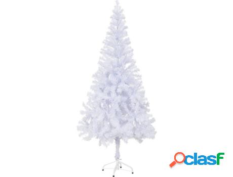 Árbol de Navidad VIDAXL con Soporte (Blanco - 90x180 cm)