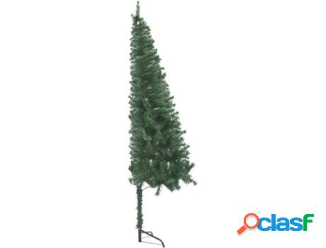 Árbol de Navidad VIDAXL para Esquina (Verde - 75x210 cm)