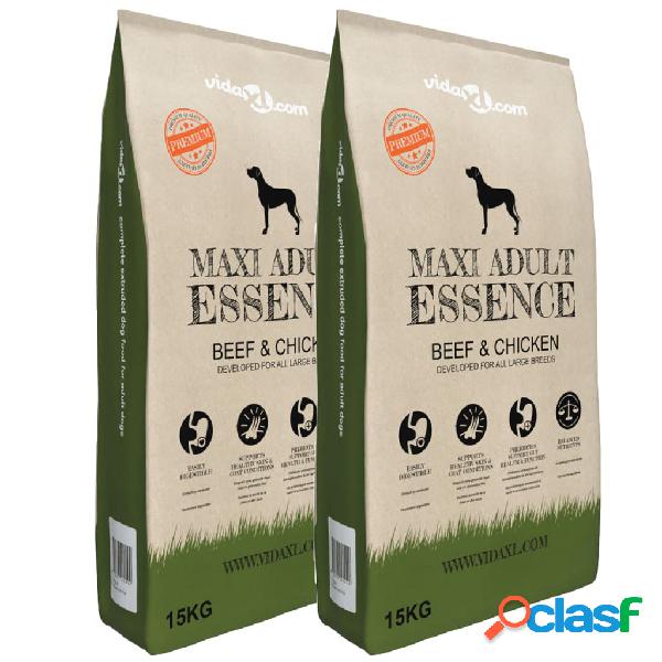 vidaXL Comida seca perros Maxi Adult Essence Beef&Chicken 2