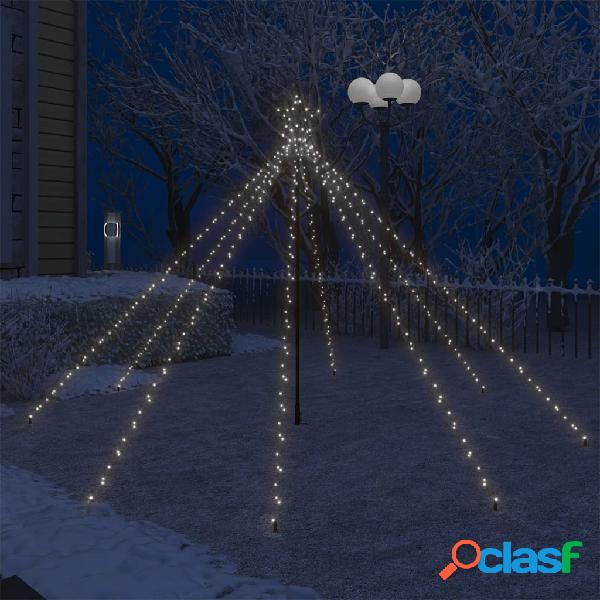 vidaXL Luces de árbol cascada Navidad interior exterior 400