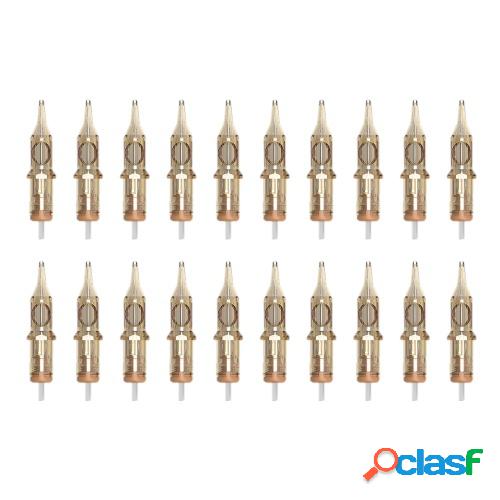 20PCS T-attoo Cartucho N-eedles Tubos Hand Poke Esterilizado