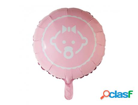 Accesorio de Globos WEFIESTA Bebé Globo Foil Redondo 46 Cm