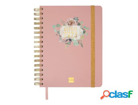 Agenda A6 FINOCAM (Polipropileno - Rosa - 22 x 18,5 x 3)