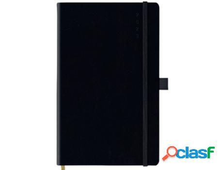 Agenda A6 PAPIRO (Negro - 14 x 9,5 x 1,5)