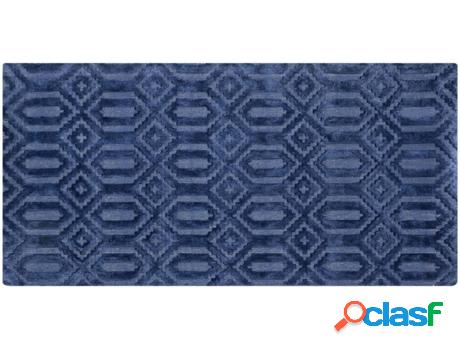 Alfombra Adatepe (Azul - Viscosa -80x150x1 cm)