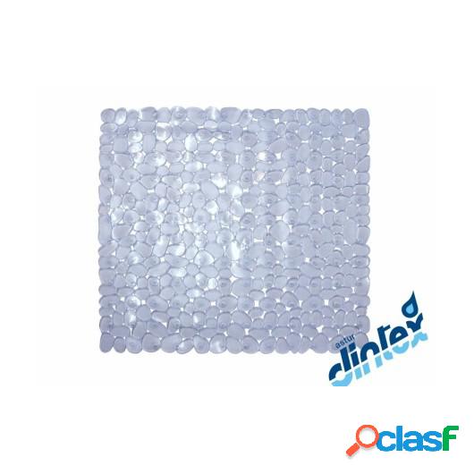 Alfombra Baño Antideslizante 54X54Cm Ducha Blanco Marelia
