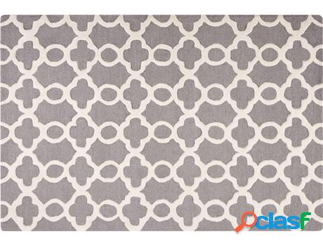 Alfombra Zile (Gris - Lana -140x200x1 cm)