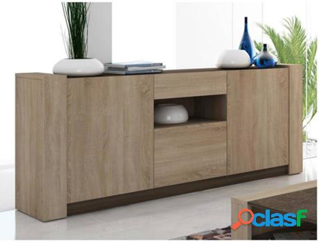 Aparador VENTE UNIQUE Sumai (Marrón y Beis - Madera - 87 x