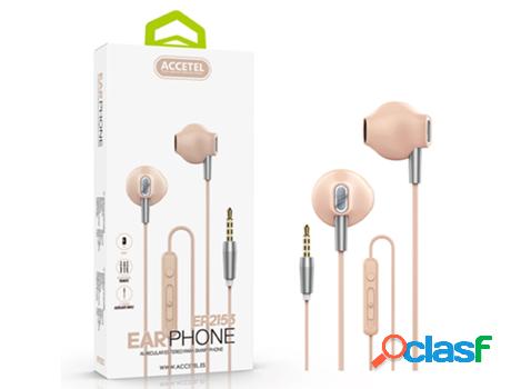 Auricular Con Cable ACCETEL Ep2153 Beige