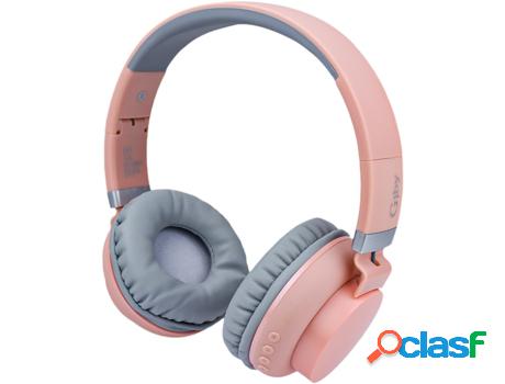 Auriculares Bluetooth GJBY Ca-027 (Rosa)
