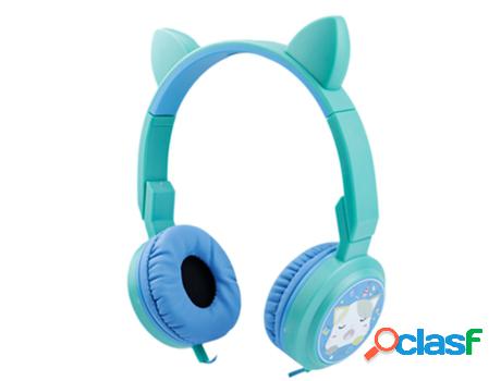 Auriculares Cat Ear Com Cabo SKYHE Rkd 6703 (Verde)