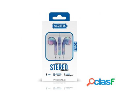 Auriculares Con Cable ACCETEL Ep1704 (Azul) Lila