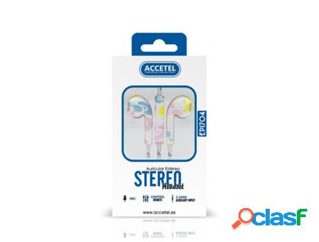 Auriculares Con Cable ACCETEL Ep1704 (Blanco)